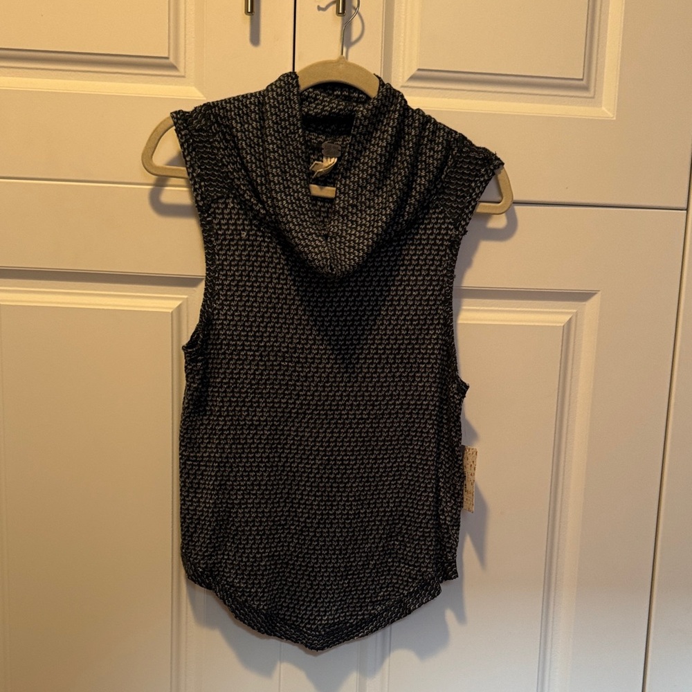 We The Free Black Sleeveless Blouse
